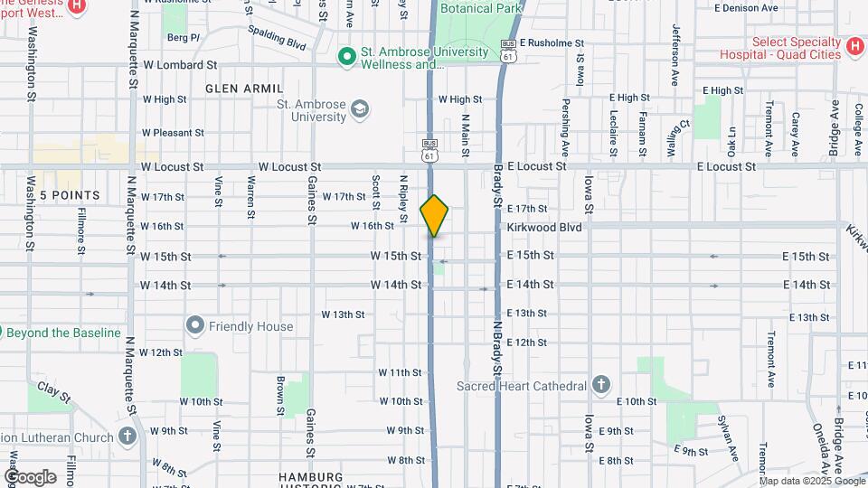 1513-1519 N Harrison St Map and Location Details