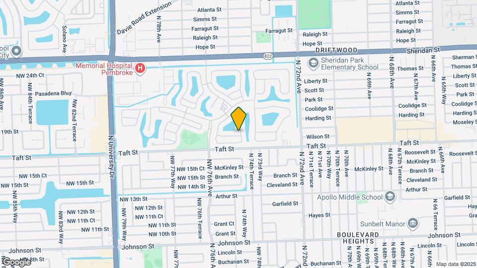 7457 NW 18th Dr Map and Location Details