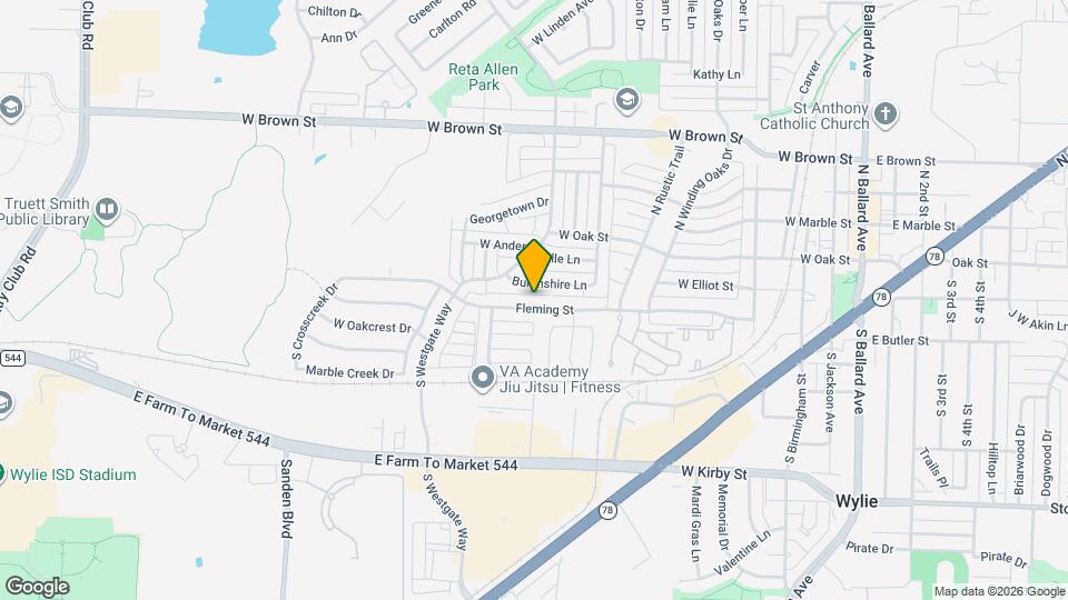 702 Fleming St Map and Location Details