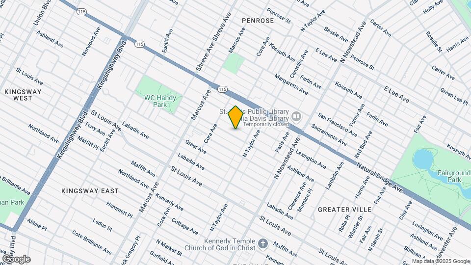 4545 Ashland Ave Map and Location Details