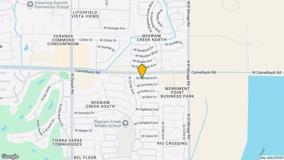 12611 W Campina Dr Map and Location Details