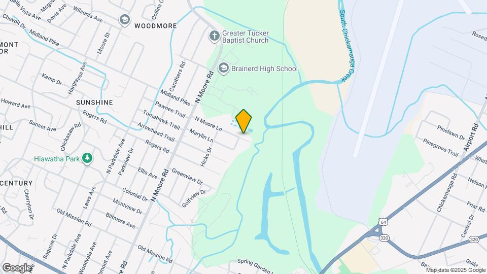 5101 N Moore Ln Map and Location Details