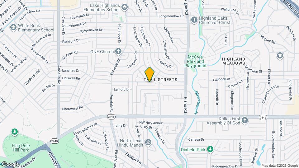 10454 Lanshire Dr Mapa y Detalles de la Ubicación