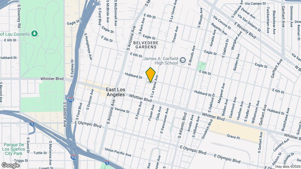 719 S La Verne Ave Map and Location Details