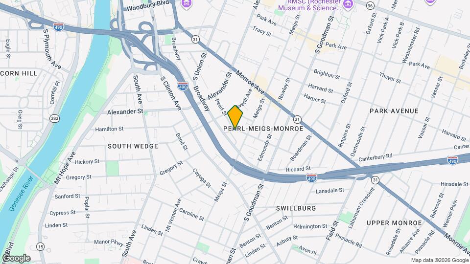 291 A Pearl St Map and Location Details