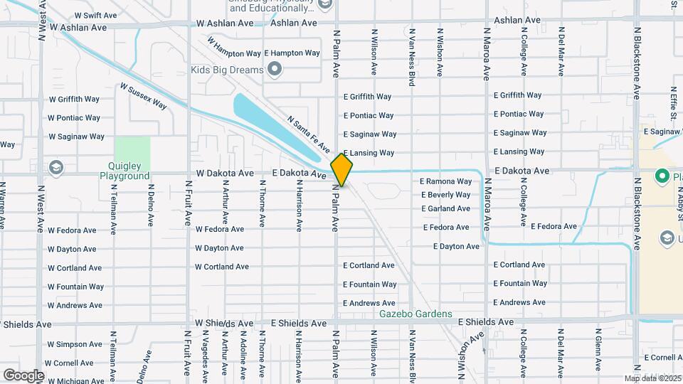 3728-3760 N Palm Ave Map and Location Details