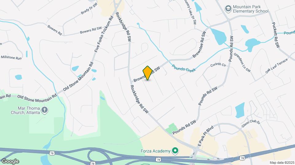 1576 Carolyn Dr SW Map and Location Details