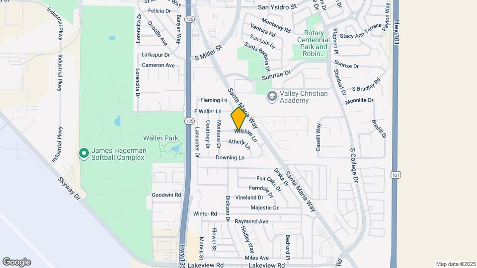 414 Wilshire Ln Map and Location Details