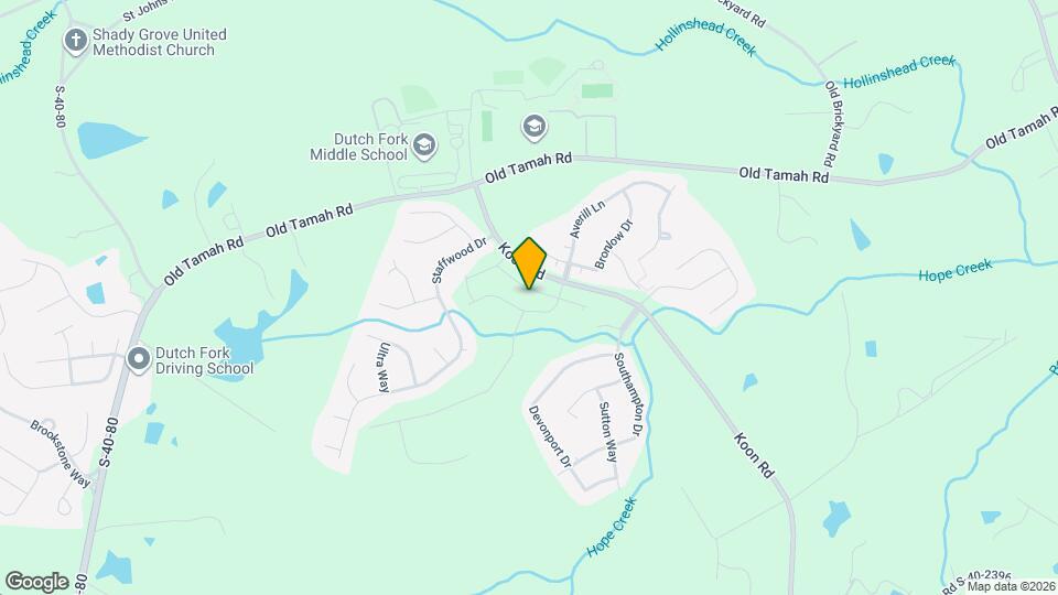 540 Glenmanor Dr Mapa y Detalles de la Ubicación