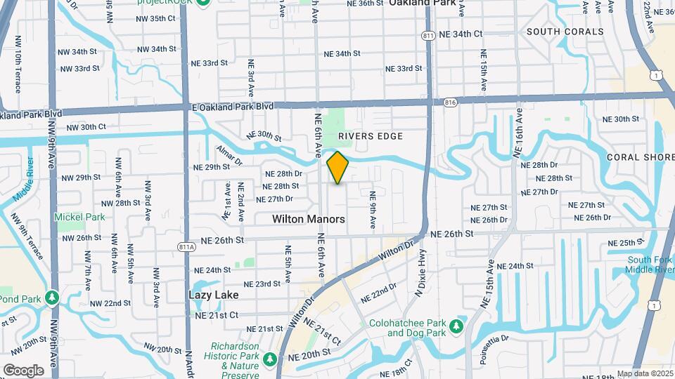 2741 NE 8th Ave, Unit 14 Map and Location Details