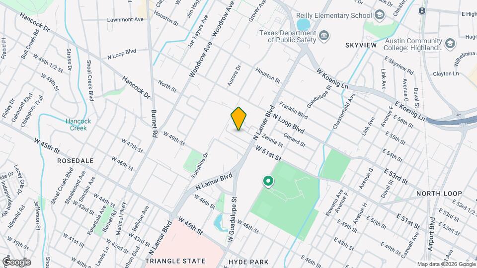 5106 N Lamar Blvd Map and Location Details