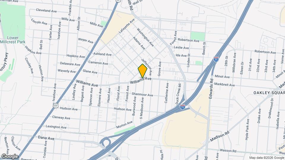 2435 Williams Ave, Unit 1 Map and Location Details