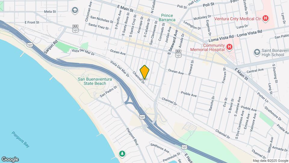 2153 Channel Dr Map and Location Details