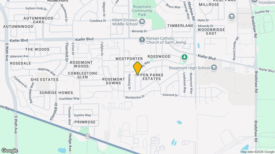 9100 Clendenen Way Map and Location Details