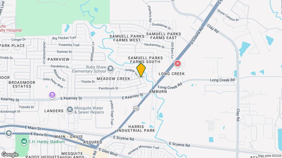 1525 Juniper Ln Map and Location Details