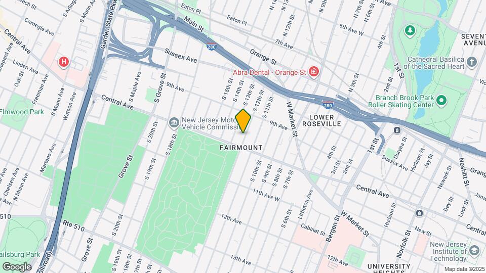 125 S 12th St Map and Location Details