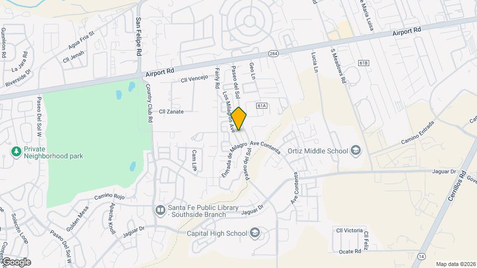 4049 Los Milagros Ave Map and Location Details