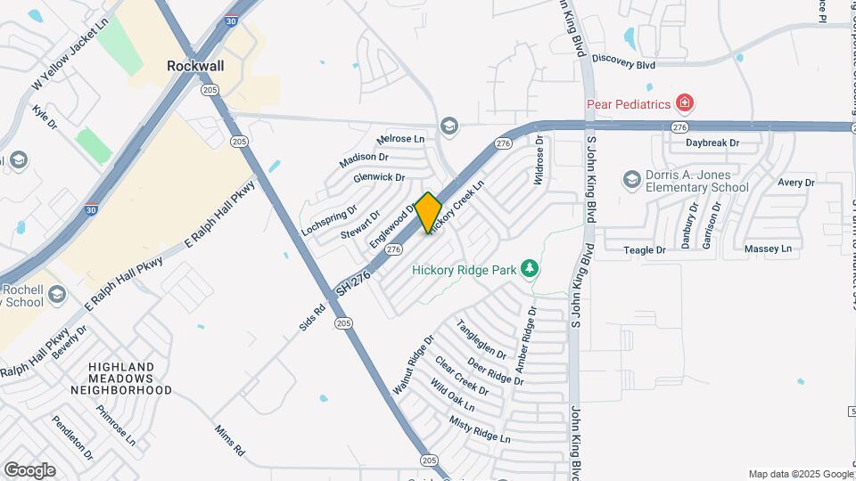 1501 Hickory Creek Ln Map and Location Details