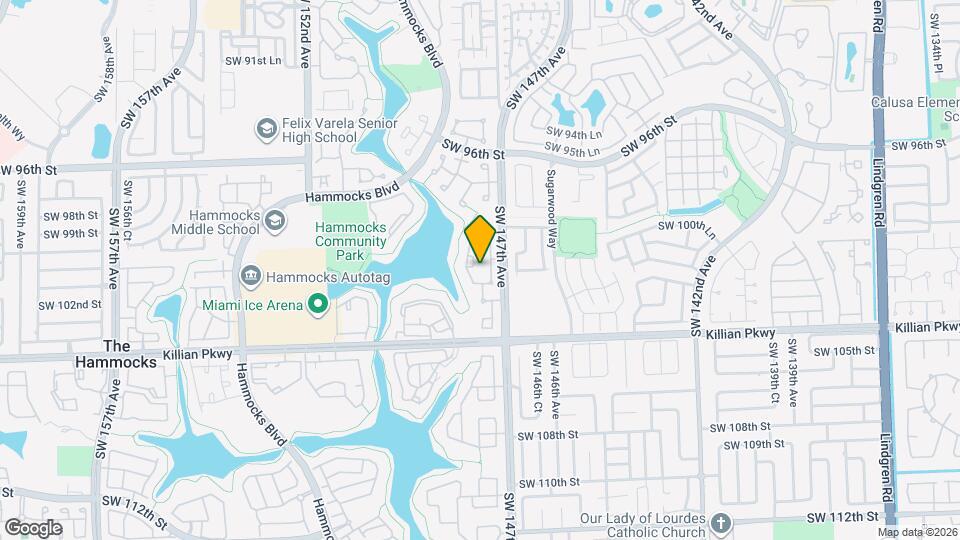 10031 SW 147th Pl Map and Location Details