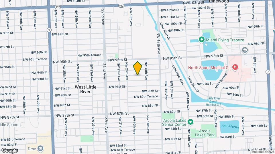 1864 NW 93rd St, Unit 1864 Map and Location Details