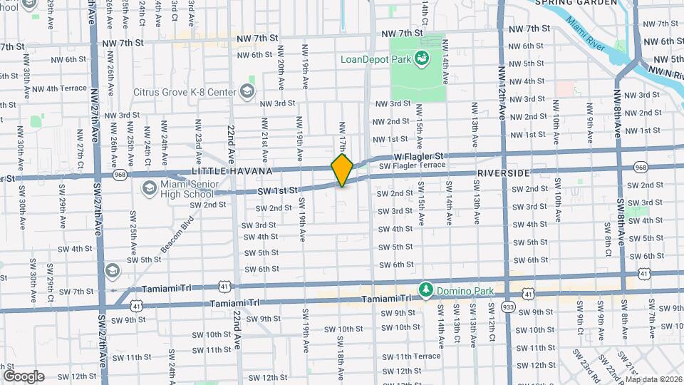 111 SW 18th Ave Map and Location Details