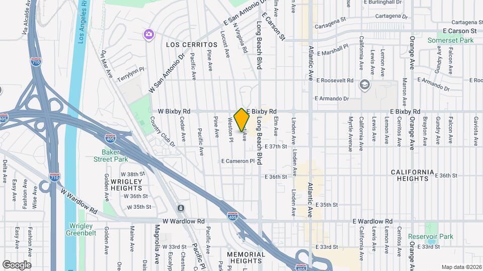 3721 Locust Ave Map and Location Details
