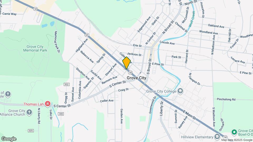 302 W Main St Map and Location Details