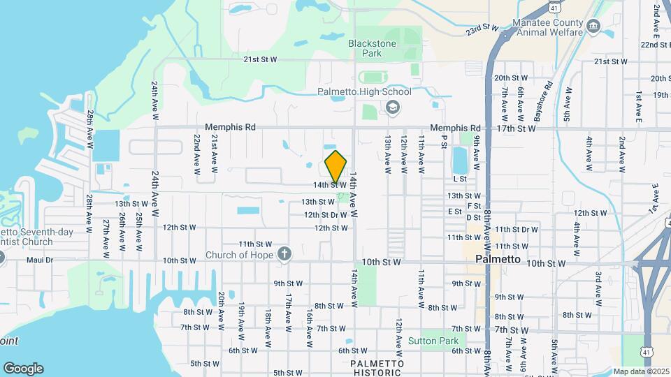 1407 14th St W Map and Location Details