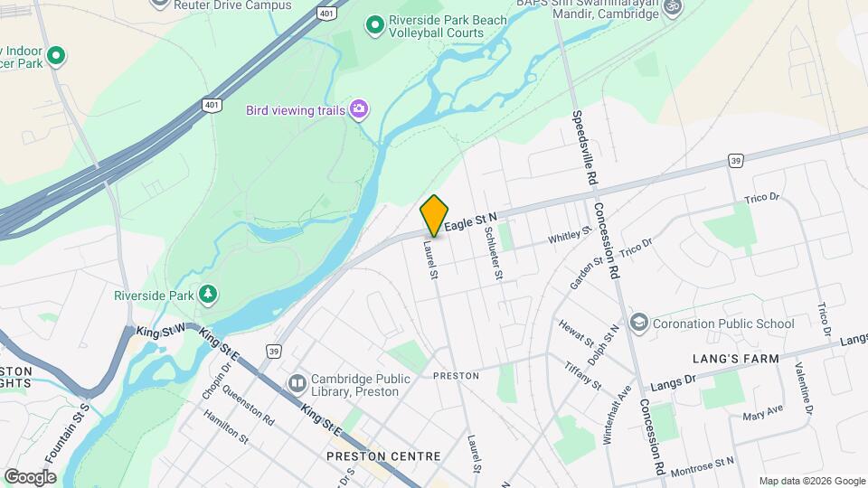 127 Laurel St Map and Location Details