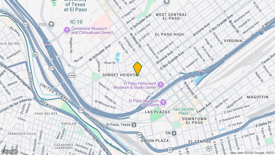 219 W Rio Grande Ave Map and Location Details