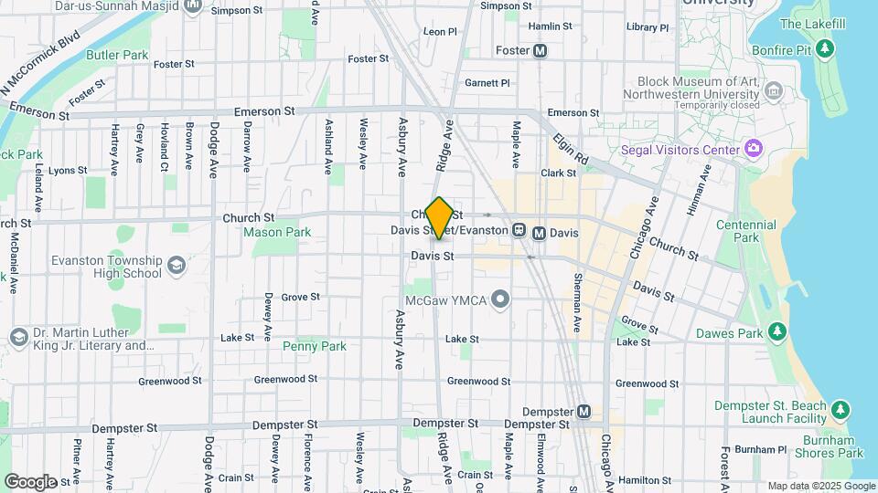 1609 Ridge Ave Map and Location Details