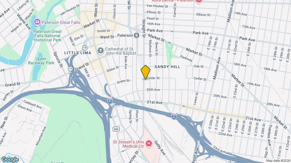 417 Straight St, Unit Large Bright 3BR Apartmen Map and Location Details