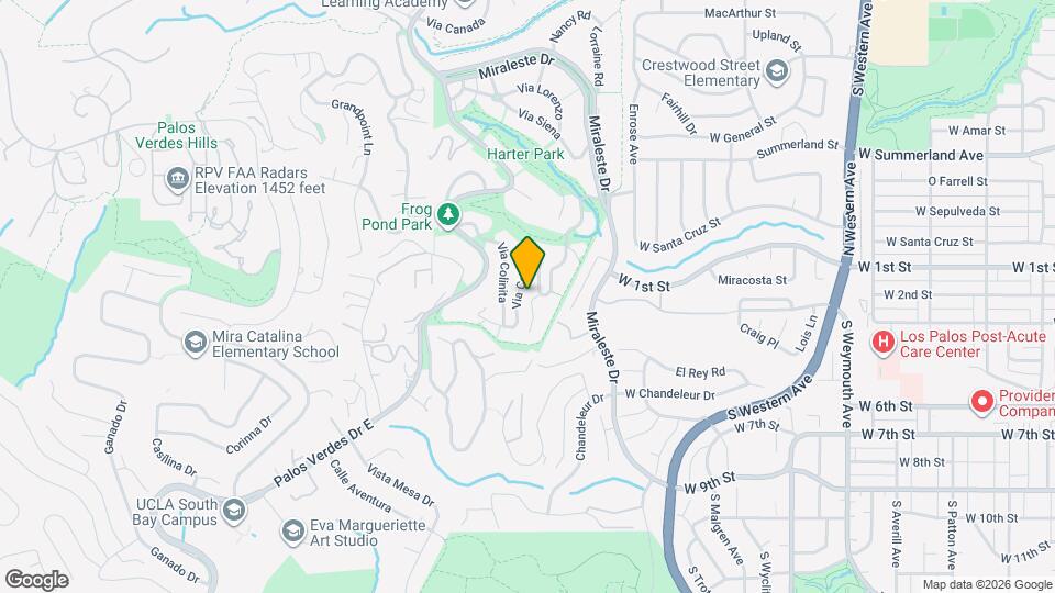 6460 Via Colinita Map and Location Details