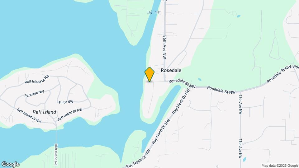 8712 Rosedale St NW Map and Location Details