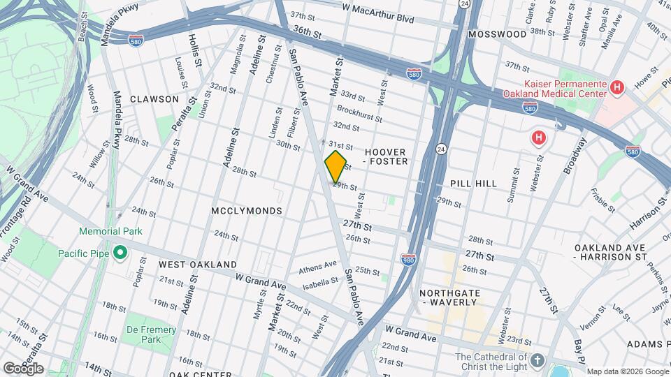 873 29th St Map and Location Details