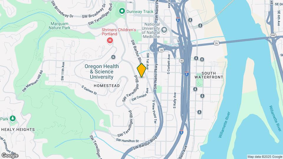 3515 SW Barbur Blvd, Unit O-2 Mapa y Detalles de la Ubicación