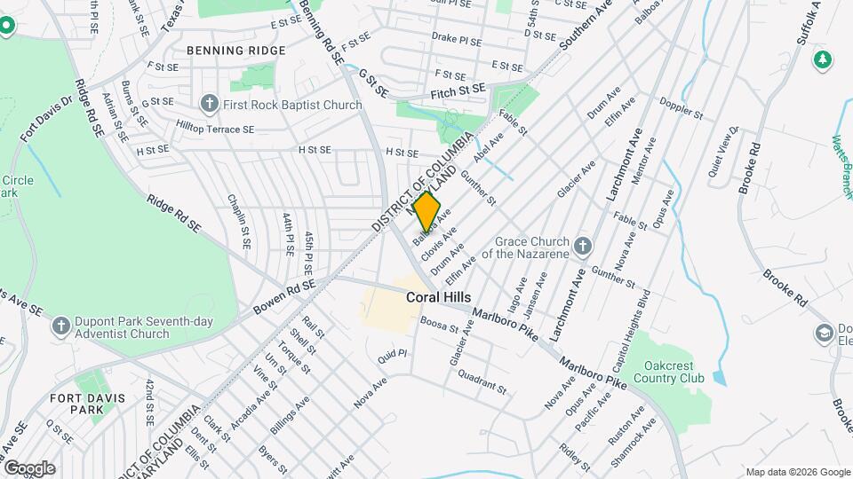 1210 Balboa Ave Mapa y Detalles de la Ubicación