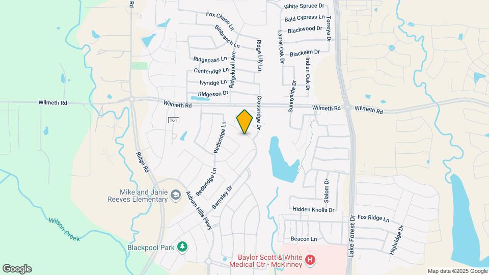 2813 Barnsley Dr Map and Location Details