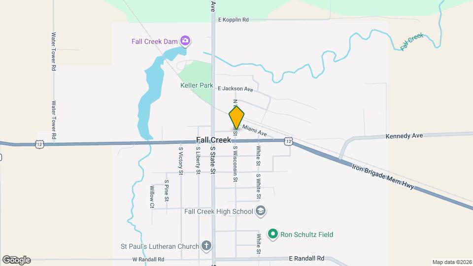 118 N Wisconsin St Mapa y Detalles de la Ubicación