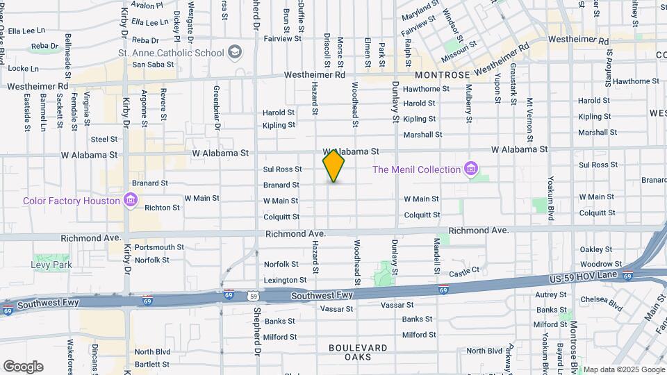 1831 Branard St-Unit -1 Map and Location Details