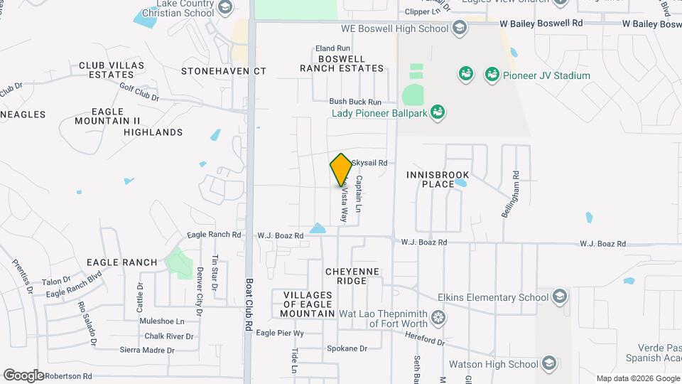 7605 Lake Vista Way Map and Location Details