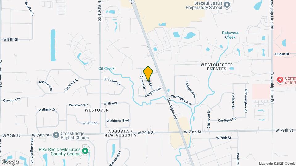 8118 Birchfield Dr Map and Location Details