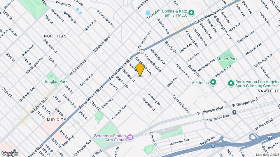 1524 Franklin St Map and Location Details