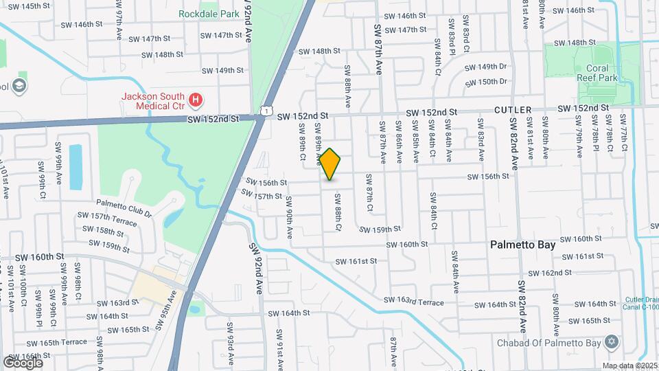 8845 SW 156th Terrace Map and Location Details