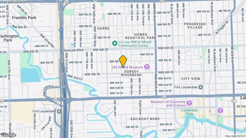 418 NW 14th Ave Map and Location Details
