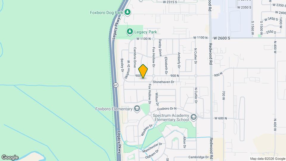 1062 W Stonehaven Dr Map and Location Details