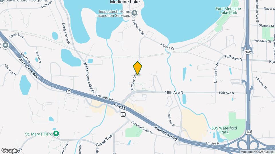 10857 S Shore Dr Mapa y Detalles de la Ubicación