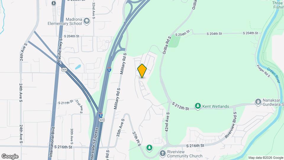 21026 40th Pl S Map and Location Details