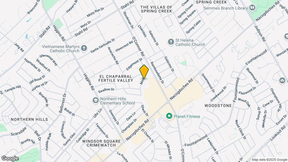 5114 Mayspring Map and Location Details
