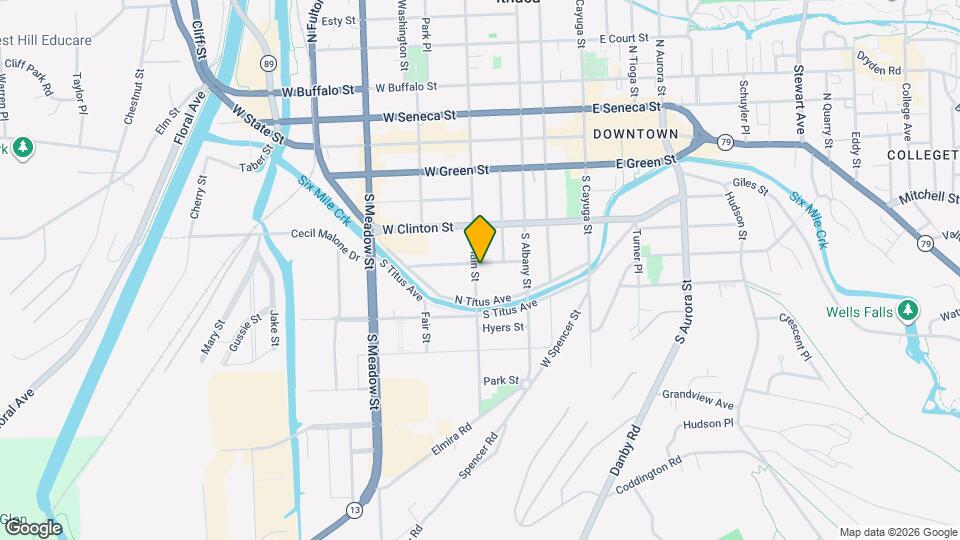 215 Center St, Unit 215 Map and Location Details